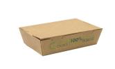 BOX TAKEAWAY MEDIUM GREEN CHOICE KRAFT PLA 50'S(4)