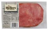 BACON SHOULDER RINDLESS PRECOOKED HELLERS 1KG (12)
