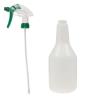 SPRAY BOTTLE 500ML AND GREEN TRIGGER (SPRAY & WIPE)